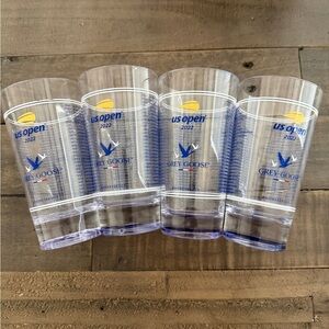 Grey Goose Clear Plastic Set - US Open 2022 Edition